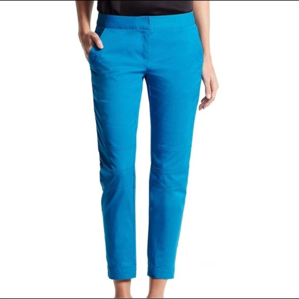 NWOT Derek Lam for DesignNation ELECTRIC  Blue Rockabilly Ankle Pants size 6